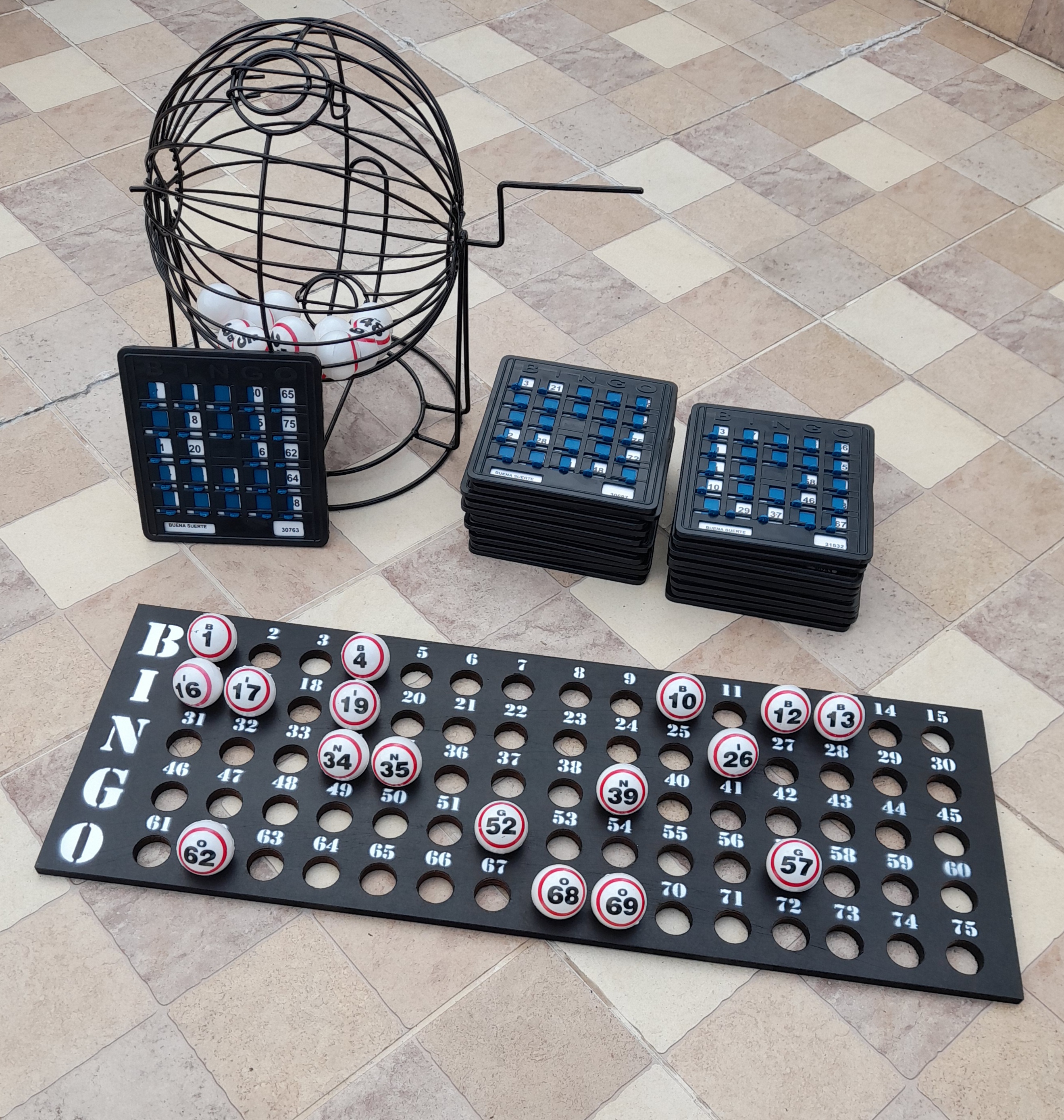 BALOTAS PARA BINGO PROFESIONAL GRANDE