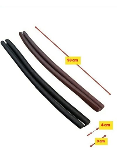 Miniatura 5 de TAPON PARA DEBAJO DE LAPUERTA NEGRO 93CM