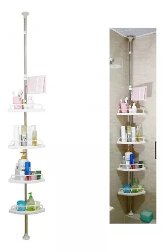 Organizador Baño Ajustable Ducha Blanco