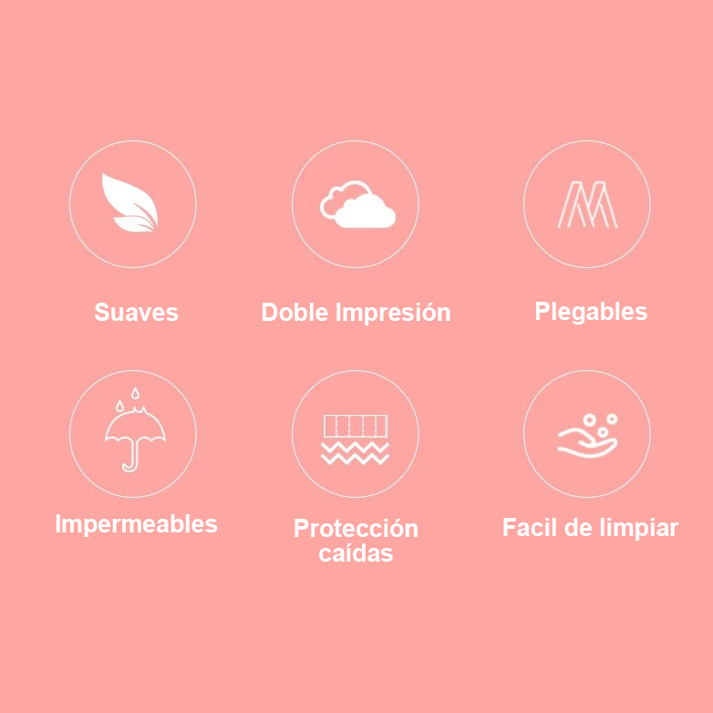 Miniatura 3 de Tapete Antigolpe Plegable Doble faz Bebe