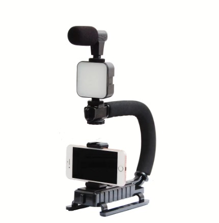 Miniatura 2 de KIT ESTABILIZADOR VIDEO+LED+MICROFONO