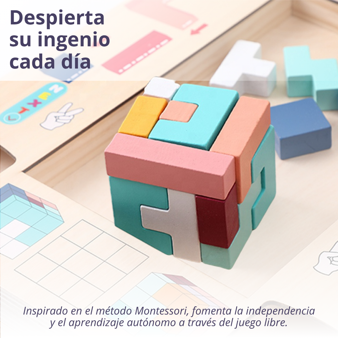 Miniatura 2 de ROMPECABEZAS DE MADERA TETRIS MONTESSORI