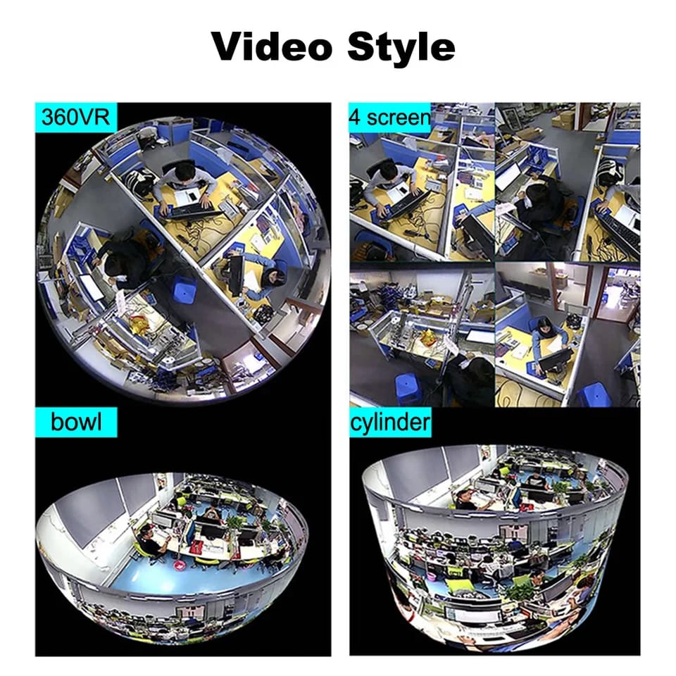 Miniatura 4 de CAMARA  SEGURIDAD WIFI 360 GRADOS V380