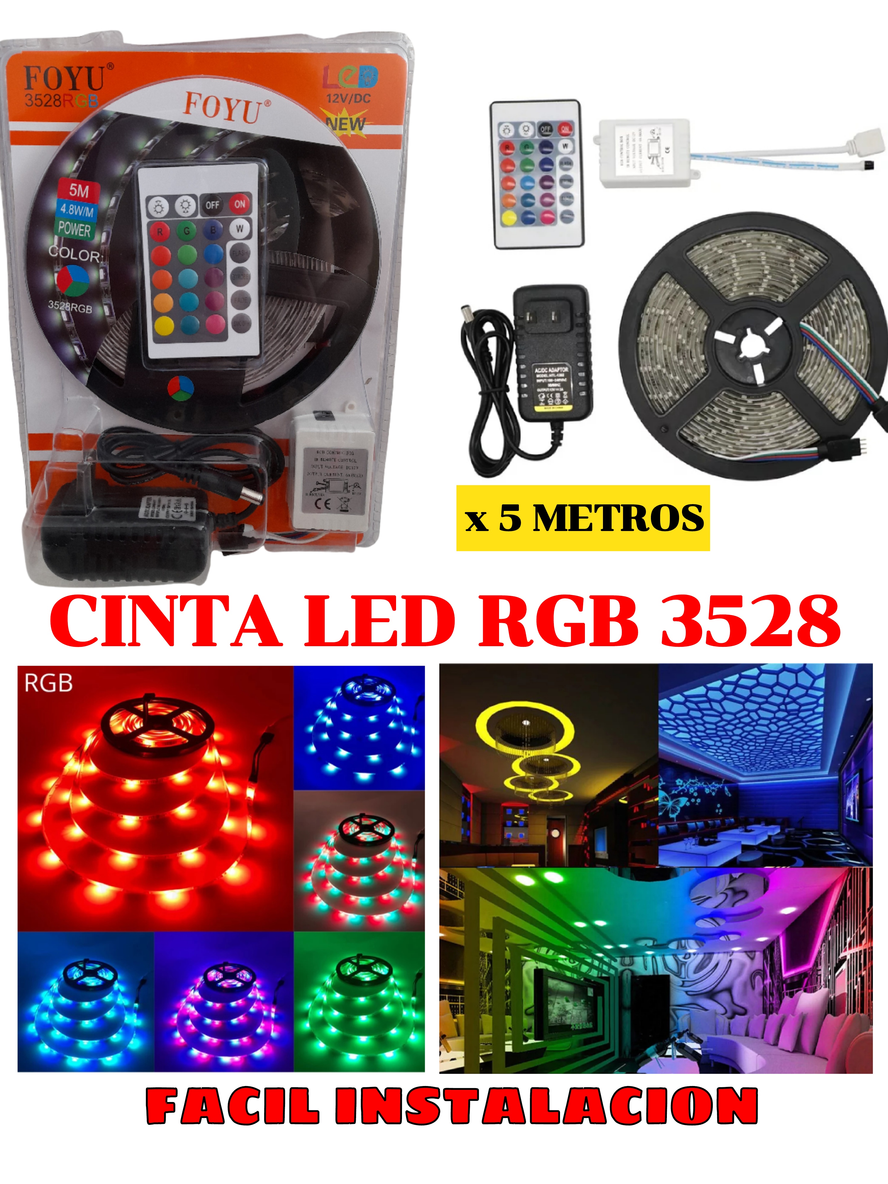 Miniatura 2 de CINTA LED RGB X 5 METROS