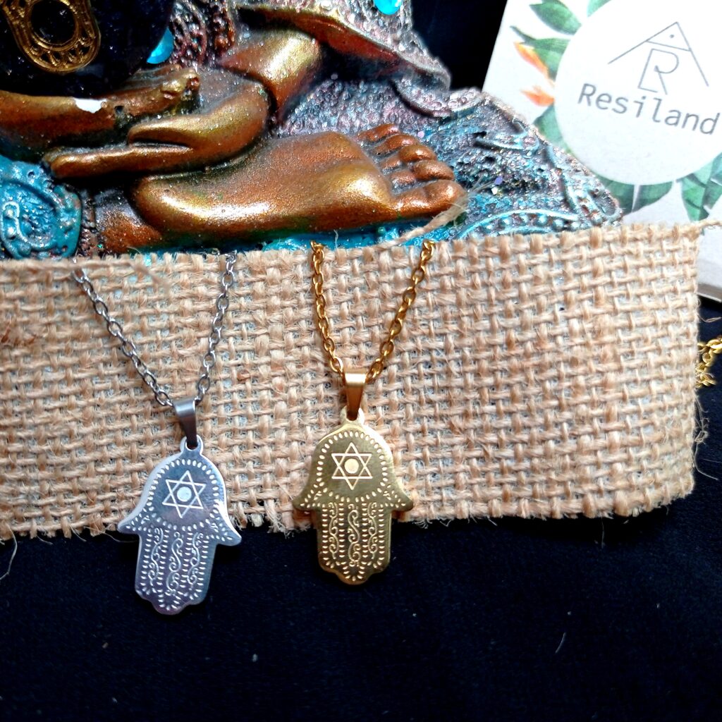 Cadena Hamsa en Acero Inoxidable