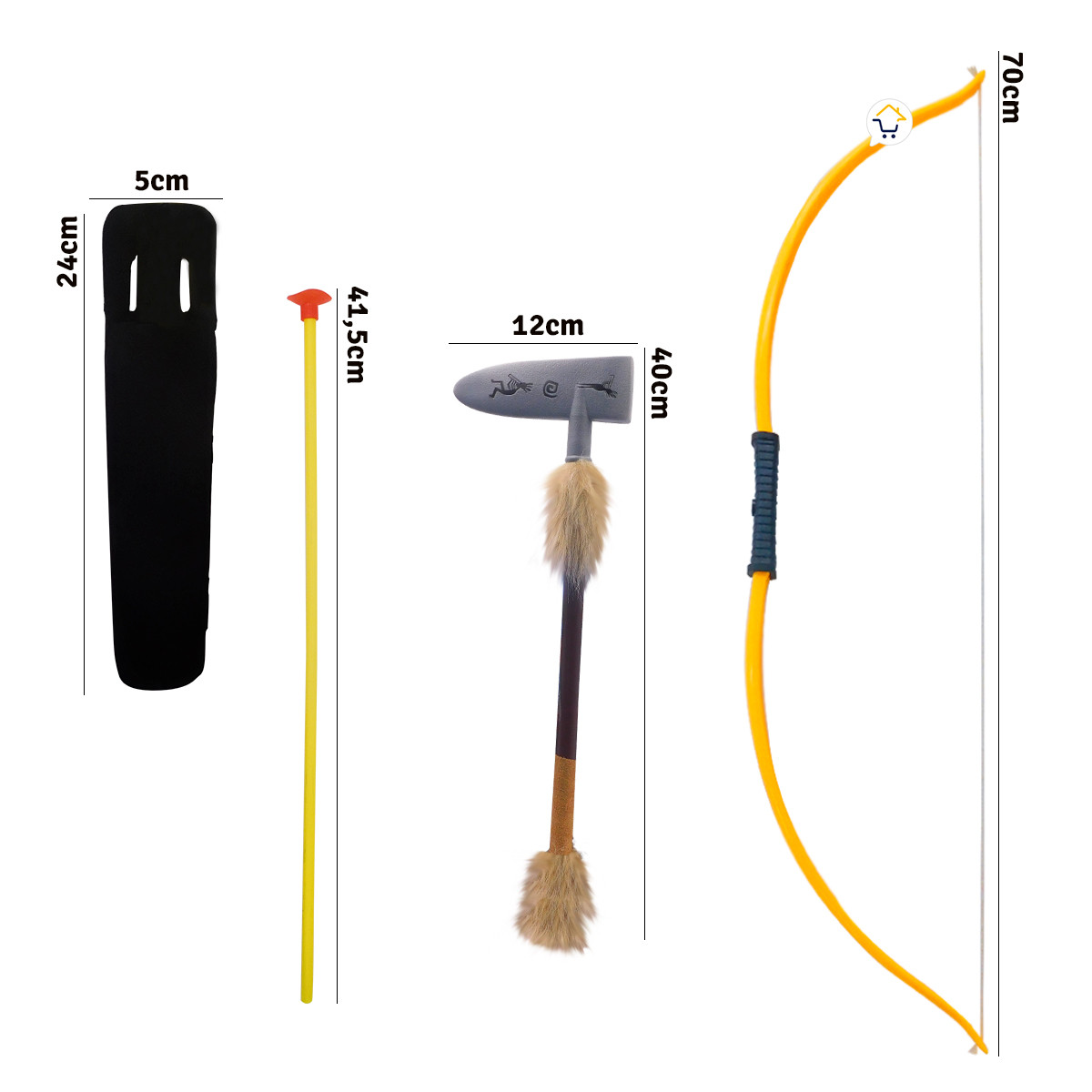 Miniatura 4 de Kit Accesorios Disfraz Indio FS9007AB