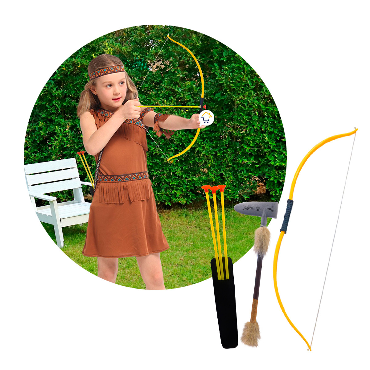 Kit Accesorios Disfraz Indio FS9007AB