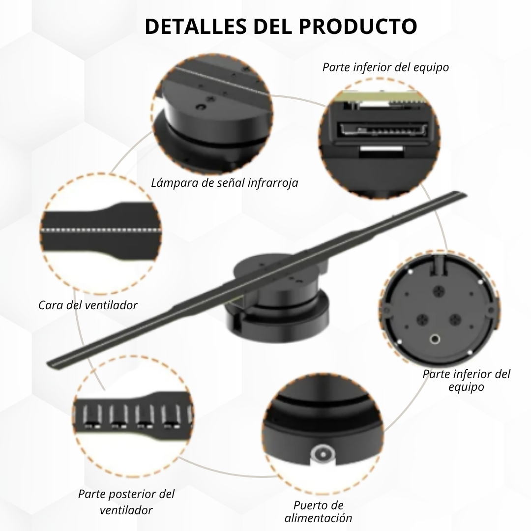 Miniatura 6 de PROYECTOR HOLOGRÁFICO 3D ALTA RESOLUCIÓN