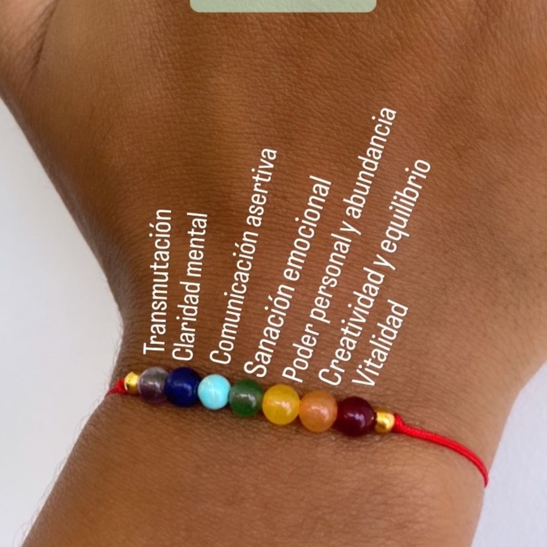 Miniatura 2 de Combo Pulseras en hilo de 7 chakras 2x1