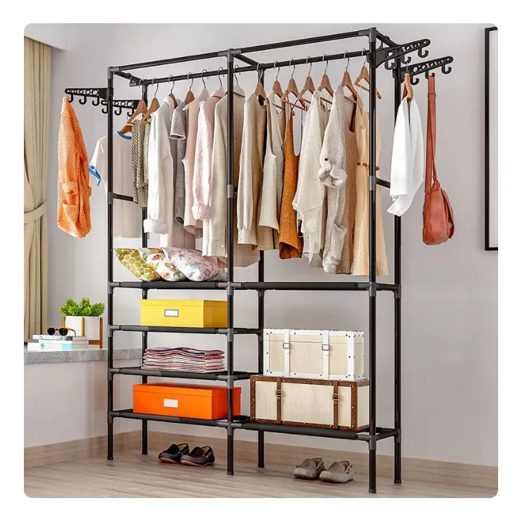 Miniatura 3 de Closet Perchero 2 puestos Zapatero ropa