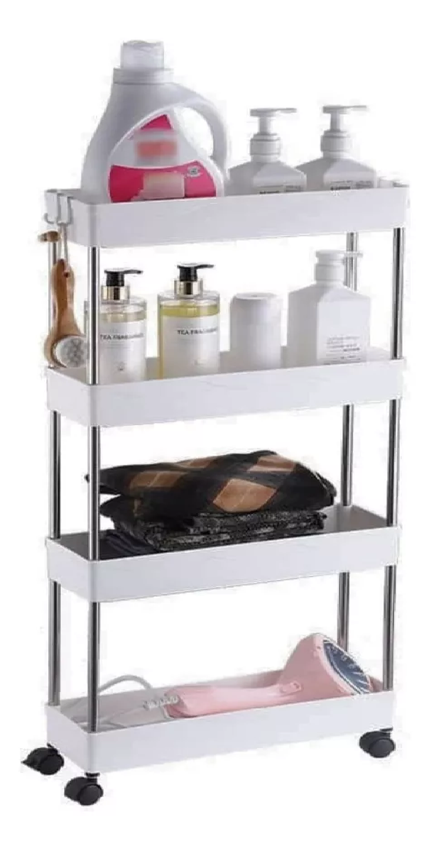 Estante tipo carrito multiusos 4 niveles