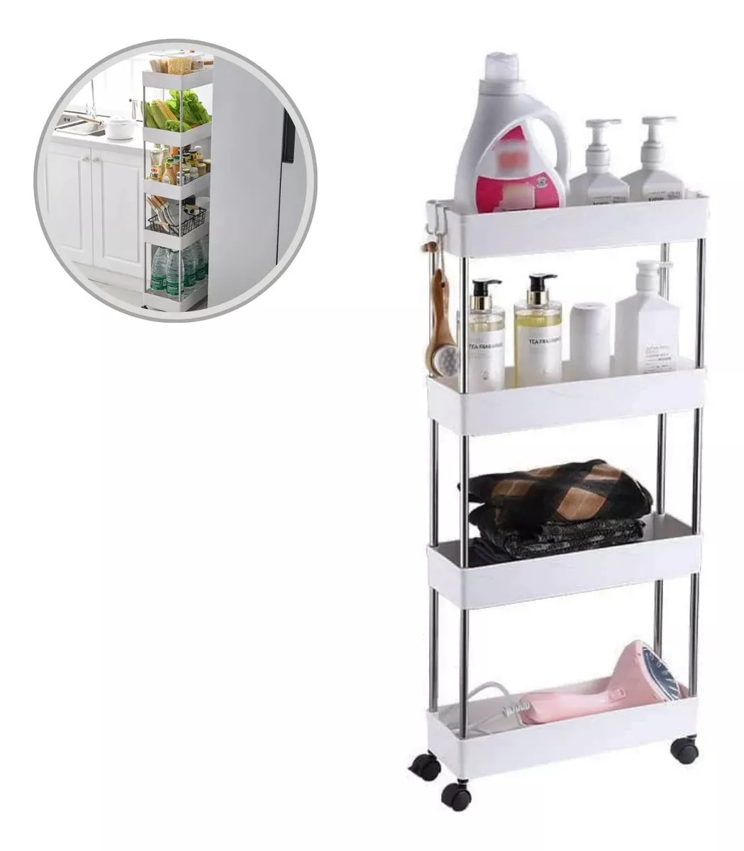 Miniatura 2 de Estante tipo carrito multiusos 4 niveles