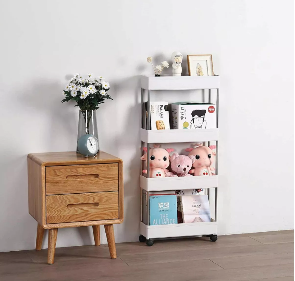 Miniatura 5 de Estante tipo carrito multiusos 4 niveles