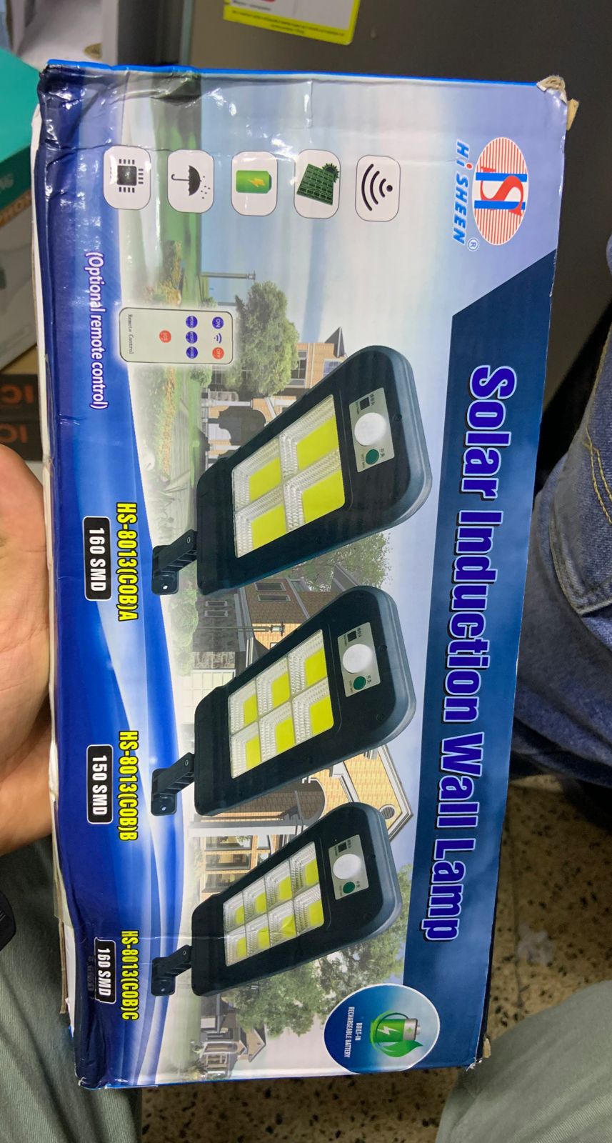 Lampara solar HS 8013B x2