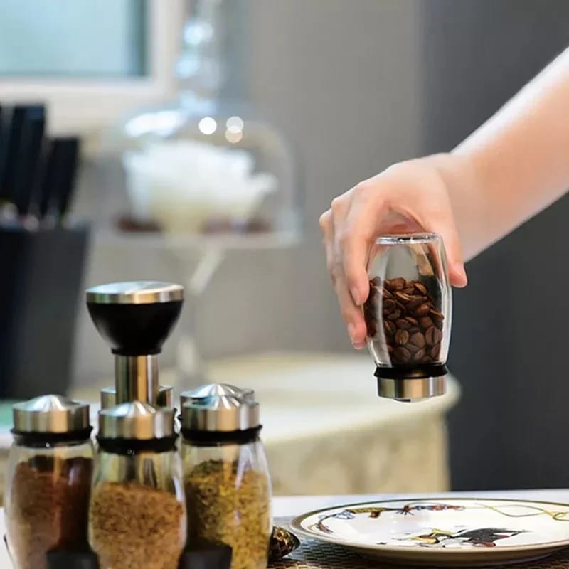 Condimentero en vidrio