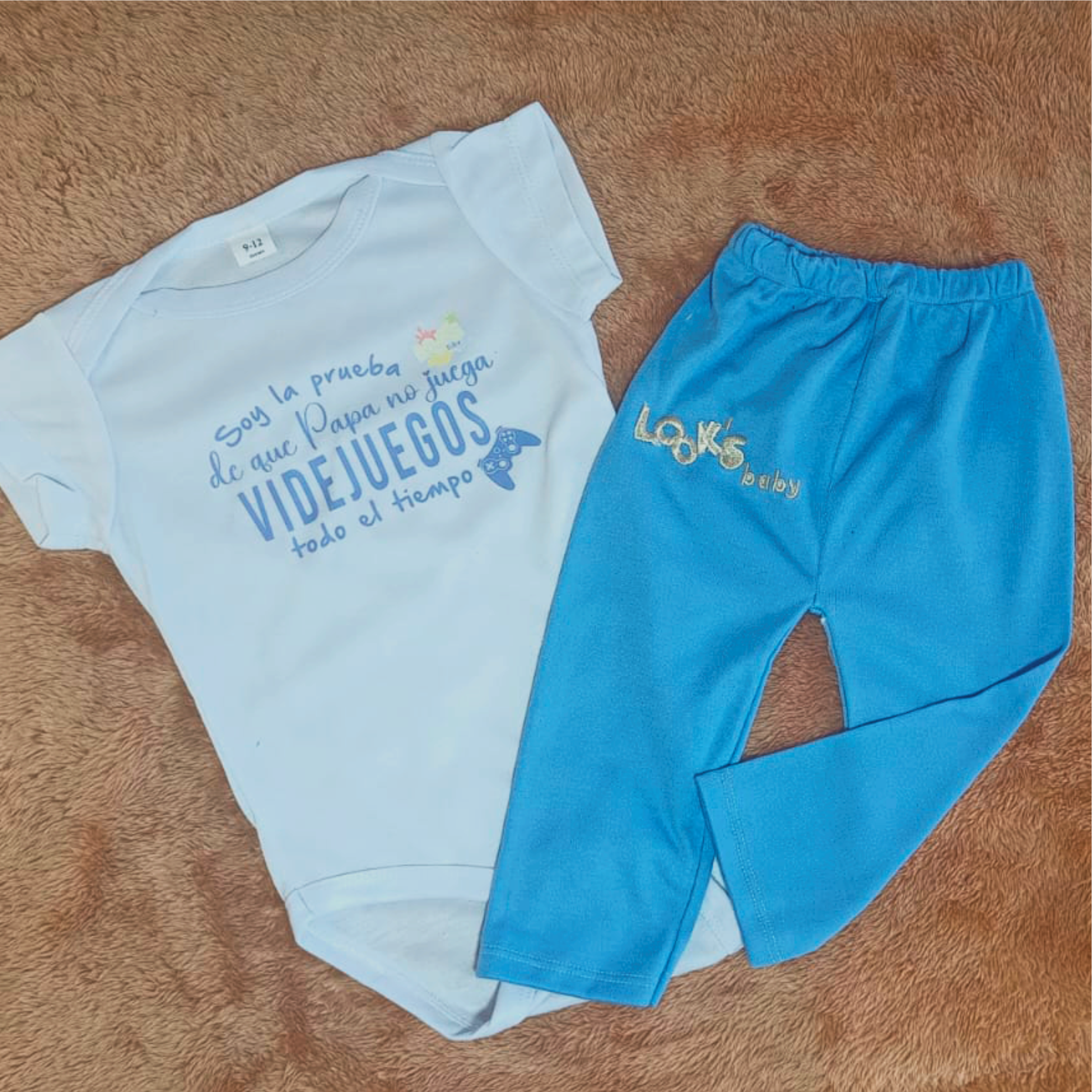 CONJUNTO BODY MAMELUCO PARA BEBÉ