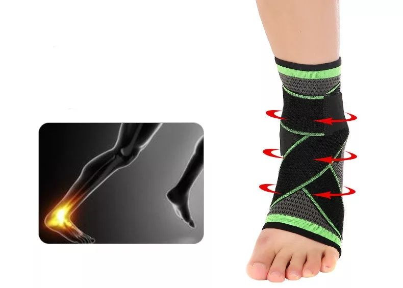 Miniatura 3 de Soporte De Tobillera Doble Compresión