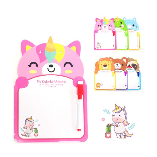 Vista 2 de TABLERO ACRILICO DIBUJO BORRABLE - DISEÑO: OSO PEREZOSO