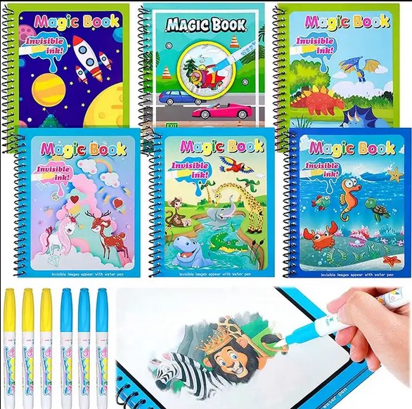 LIBRO MAGICO AGUA PINTURA