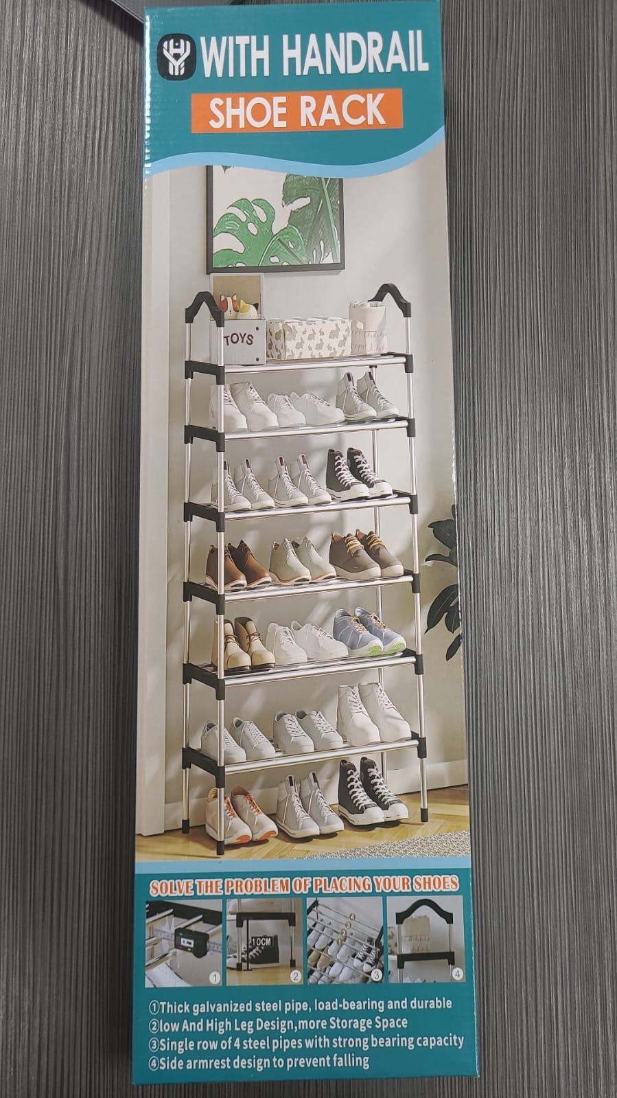 Miniatura 5 de Zapatero 6 Niveles Metalico Organizador