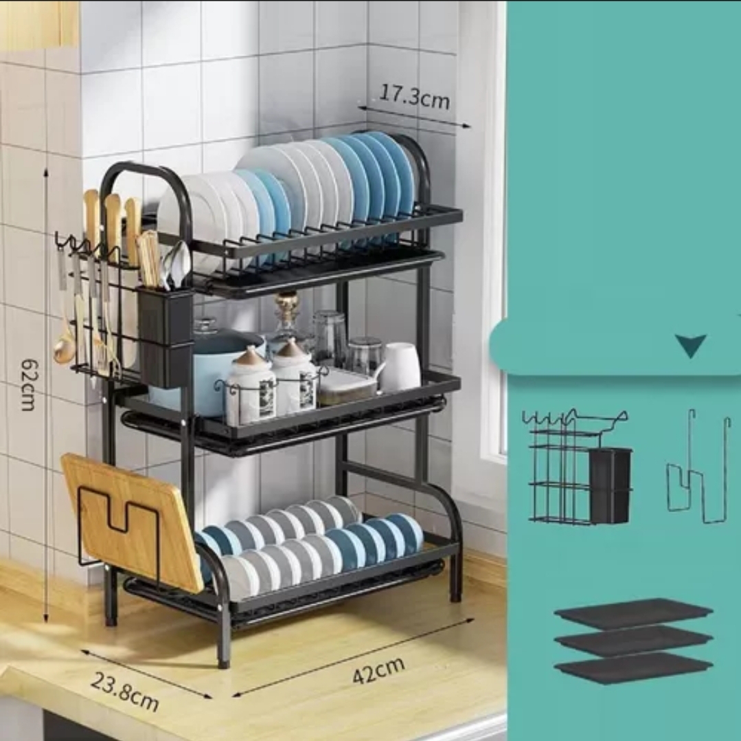 Miniatura 4 de Escurridor de platos 3 Niveles