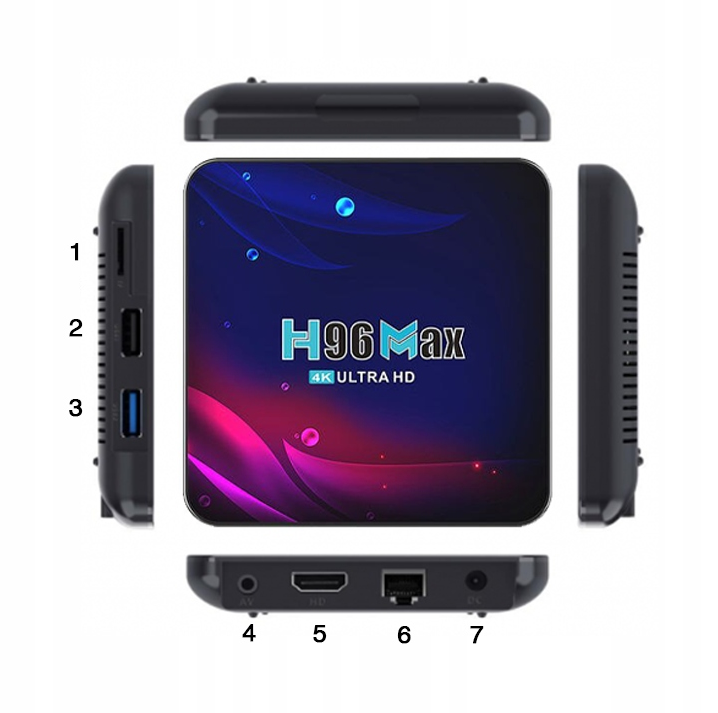 Tv Box H96 Max MyMobile 4GBX32GB