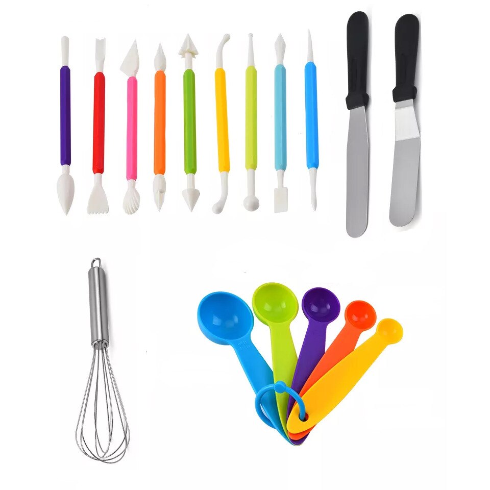 Miniatura 3 de Kit Decoración Para Pastelería 66 Piezas