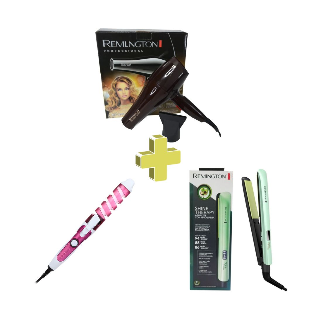 Miniatura 3 de secador 2002 + plancha aguacate +Rizador