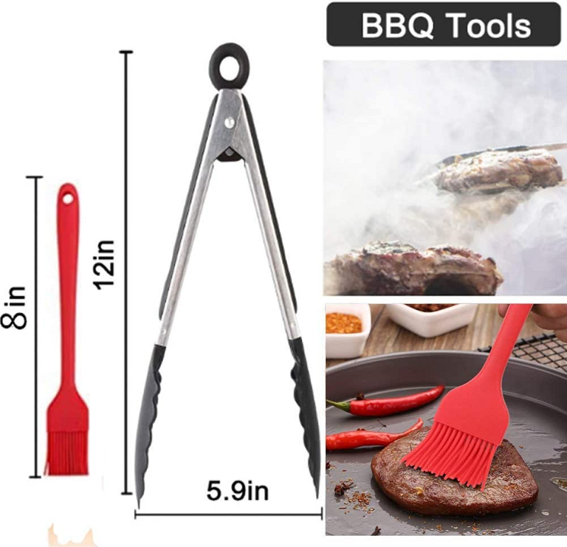 Miniatura 2 de Kit De Asado Juego De 6 Para Carbón Hoja