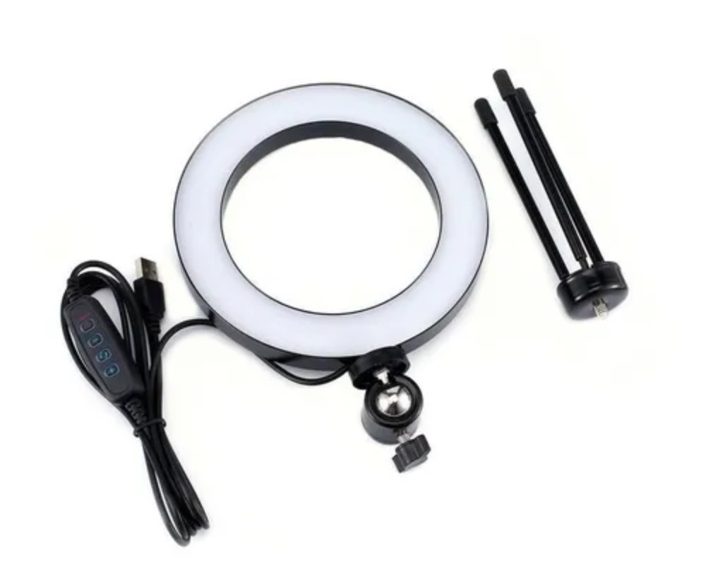 Miniatura 3 de Anillo Aro De Luz Led 16cm Tripode