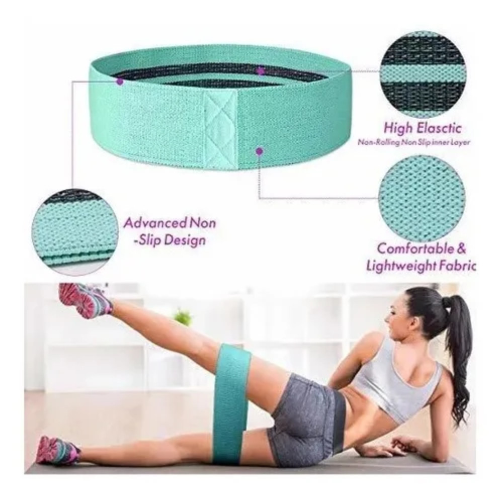 Miniatura 4 de Bandas Planas Elásticas Cerradas En Tela