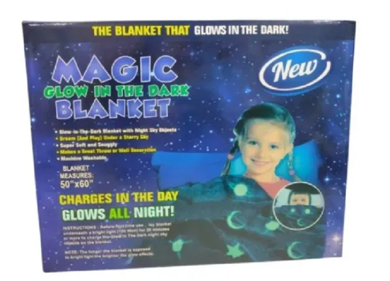 Cobija Manta Lumínica Brilla En Oscurida