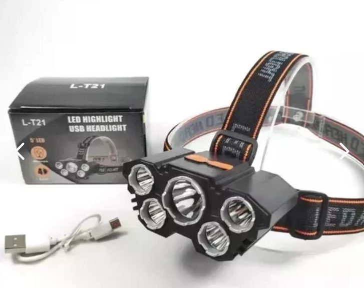 Linterna Minero 5 Led