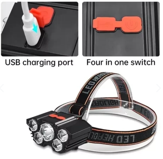 Miniatura 3 de Linterna Minero 5 Led