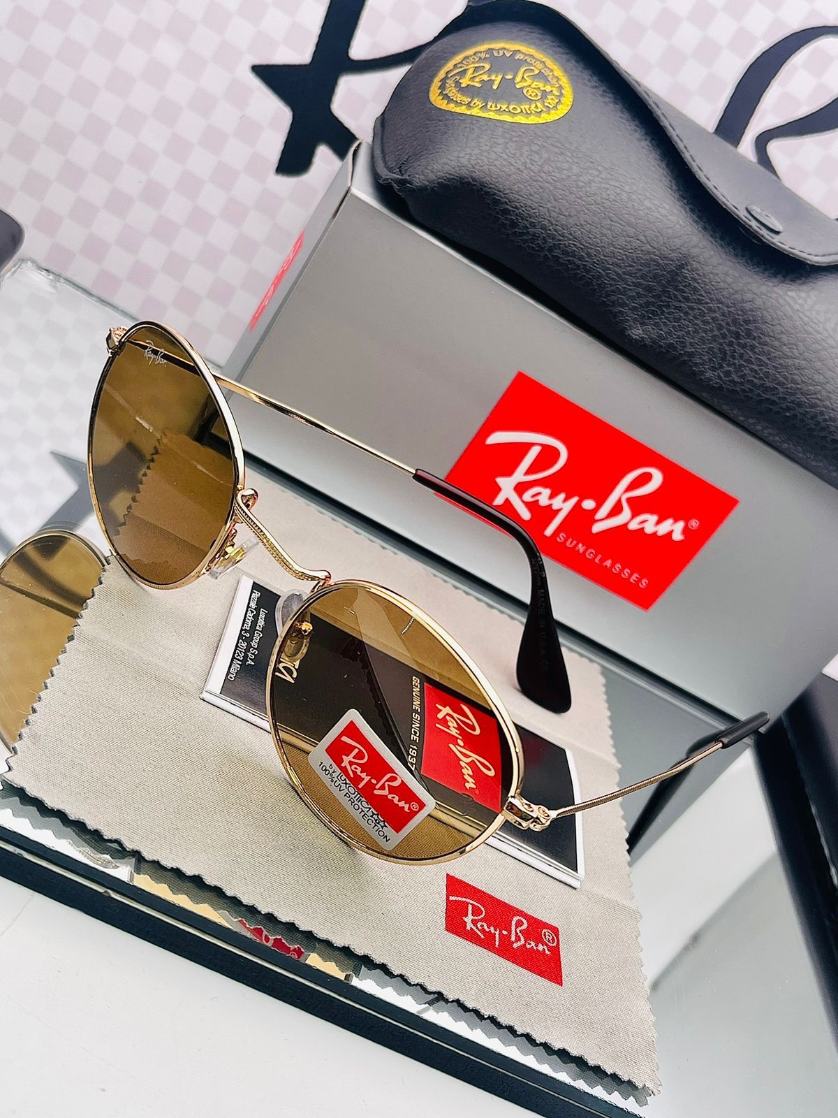 RAYBAN ROUND CAFE +ESTUCHE TIPO ORIGINAL