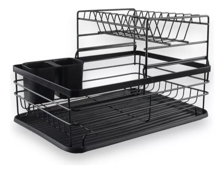 Miniatura 2 de Escurridor 2 Niveles Con Bandeja Cubiert