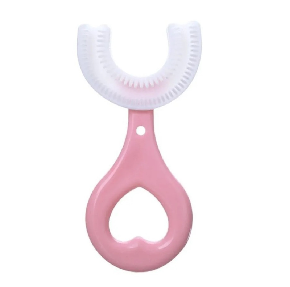 CEPILLO EN FORMA DE U 2-6 ROSADO