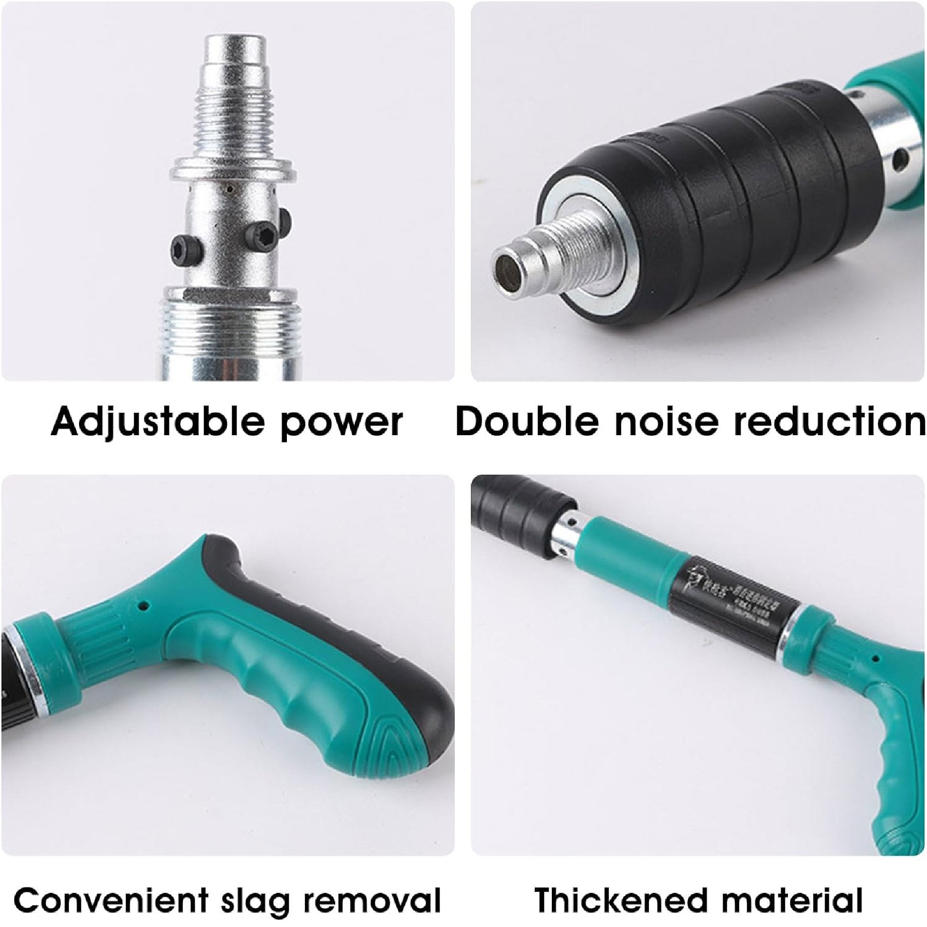 Miniatura 7 de Kit Pistola Remachadora Manual Con gafas