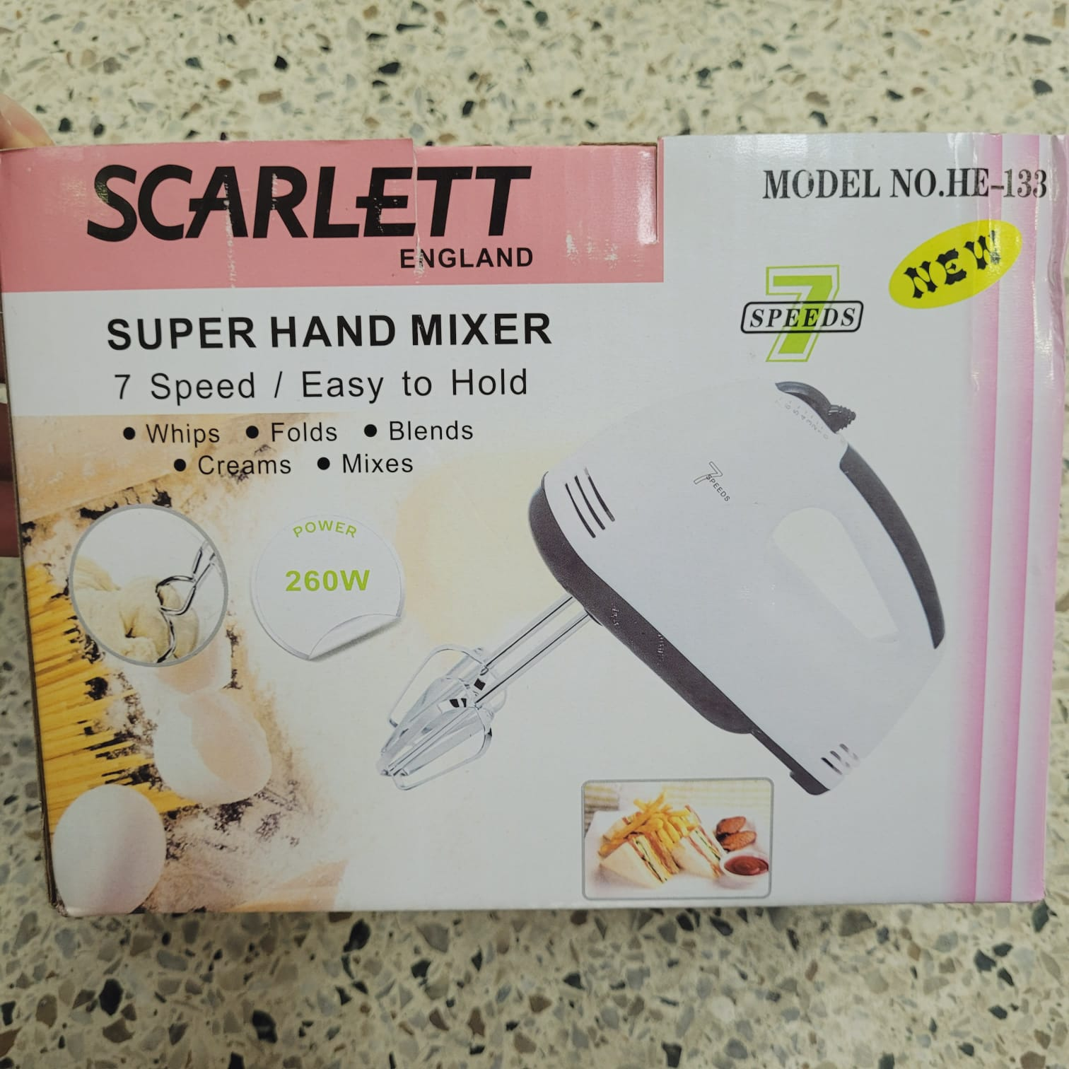 Miniatura 3 de Batidora de mano eléctrica 7 velocidades