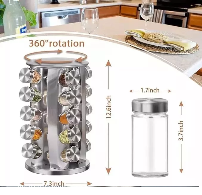Miniatura 6 de Especiero Cocina 20Condimentos Giratorio