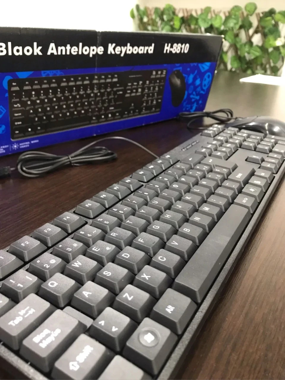 Combo Teclado Mouse Oficina con Ñ