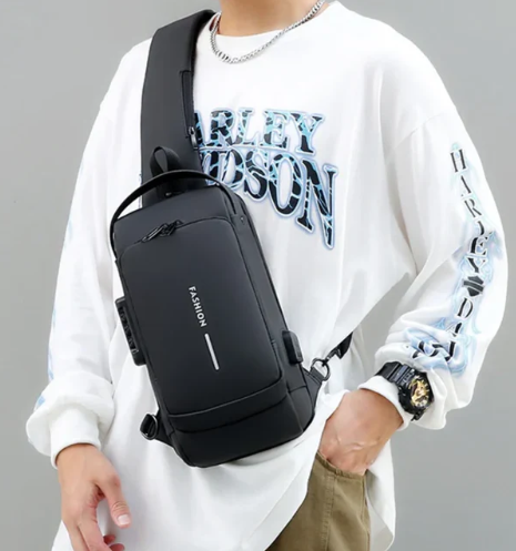 Miniatura 5 de Bolso Maletín Antirrobo Negro