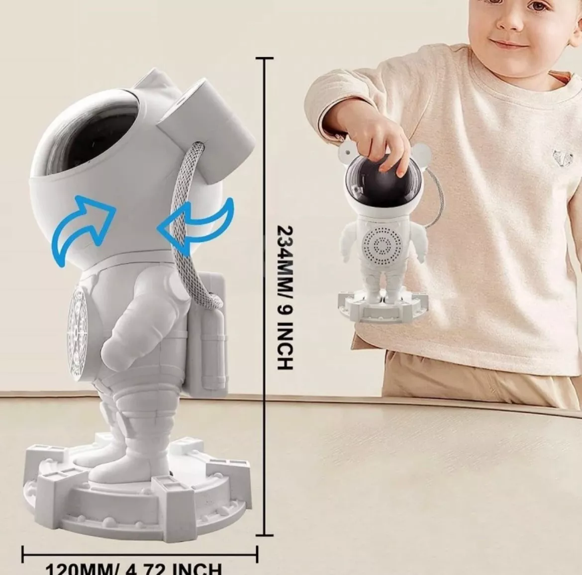 🌟 Proyector Astronauta Bluetooth - Sueños Estelares para Bebés 🌙