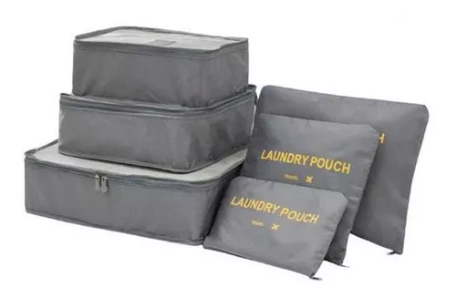 Set con 6 organizadores de bolsas de via