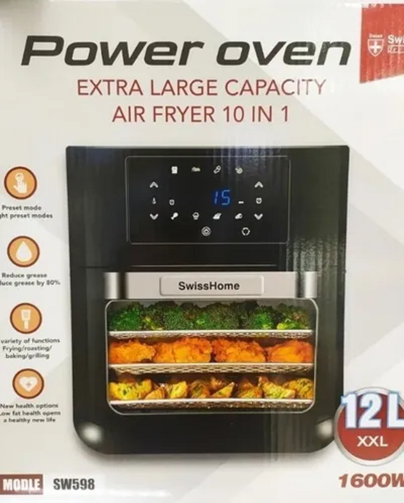 Horno Freidora De Aire 12 Litros