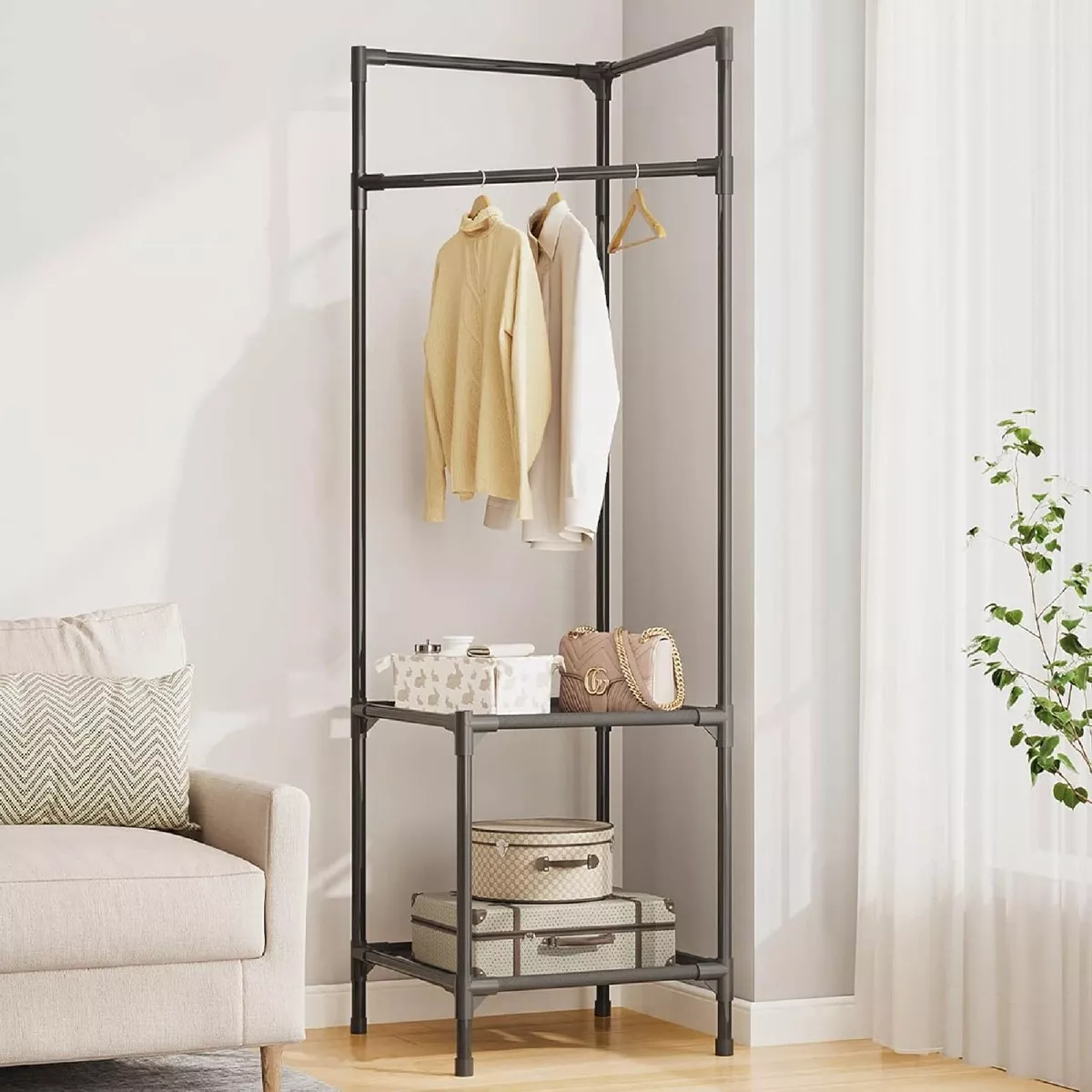 Miniatura 2 de Organizador Perchero Esquinero Multiusos