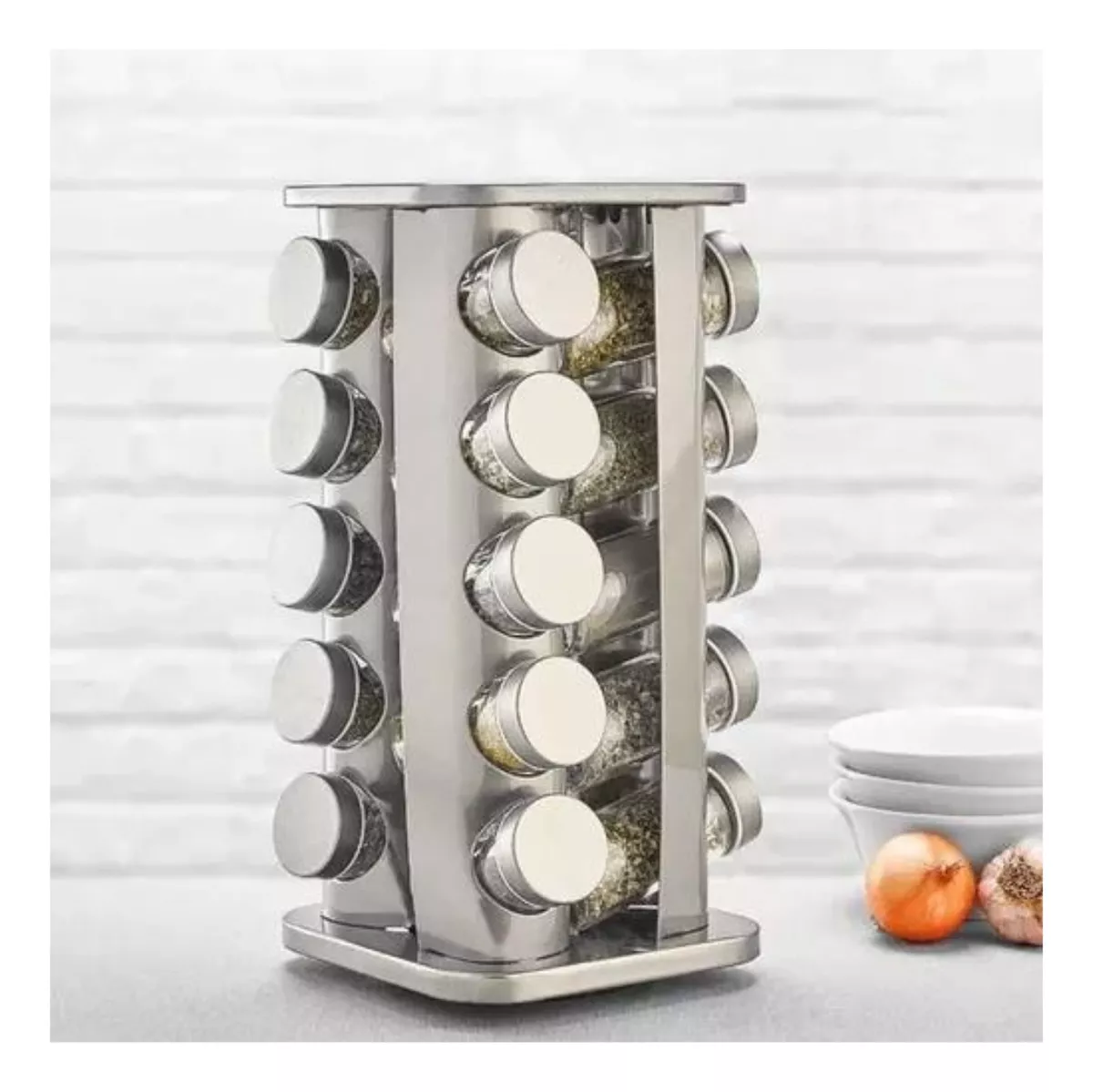 Especiero Giratorio 20 Condimentos para tu Cocina 🍽️