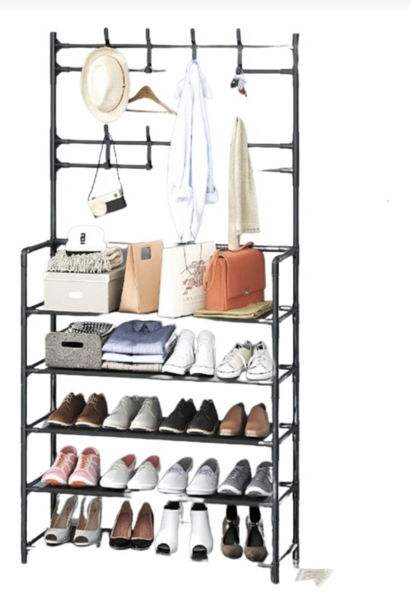 Miniatura 2 de Zapatero Perchero Organizador 4 Niveles