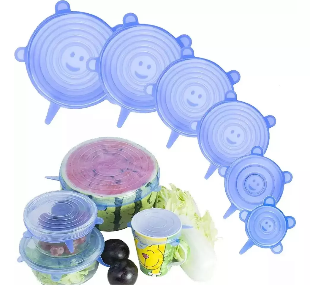 Miniatura 4 de Tapas Elasticas Silicona Cocina X6 Reuti