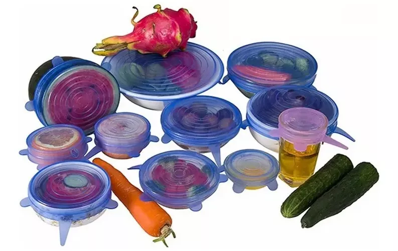 Miniatura 2 de Tapas Elasticas Silicona Cocina X6 Reuti